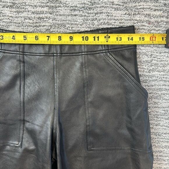 New Spanx Leather Like Jogger Black Large - Picture 9 of 15